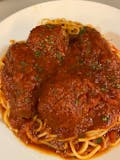 Pasta Marinara with Meatballs