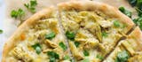 Artichoke, Spinach & Chicken Alfredo Pizza