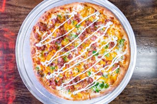Loaded Potato Pizza