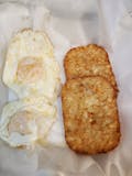 Two Eggs with Cheese Breakfast
