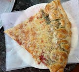 Garlic Knot Crust Pizza Slice