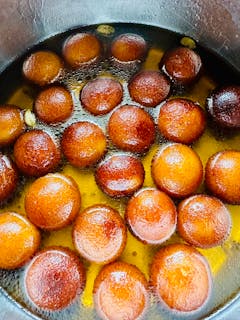 DESSERT: 2. GULAB-JAMUN 3PC-FAMOUS INDIAN SWEET