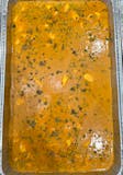 VEGETARIAN DISH: 3. SAAG PANEER (SPINACH-INDIAN CHEESE WITH BASMATI RICE