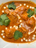 MEAT DISH: 3A. CHICKEN TIKKA MASALA CURRY WITH JEERA BASMATI RICE