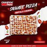 Square Buffalo Chicken Pizza