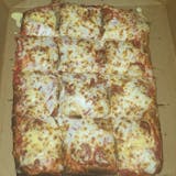 Sicilian Style Deep Dish Cheese Pizza with One Topping