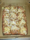 Sicilian Style Deep Dish Cheese Pizza with One Topping