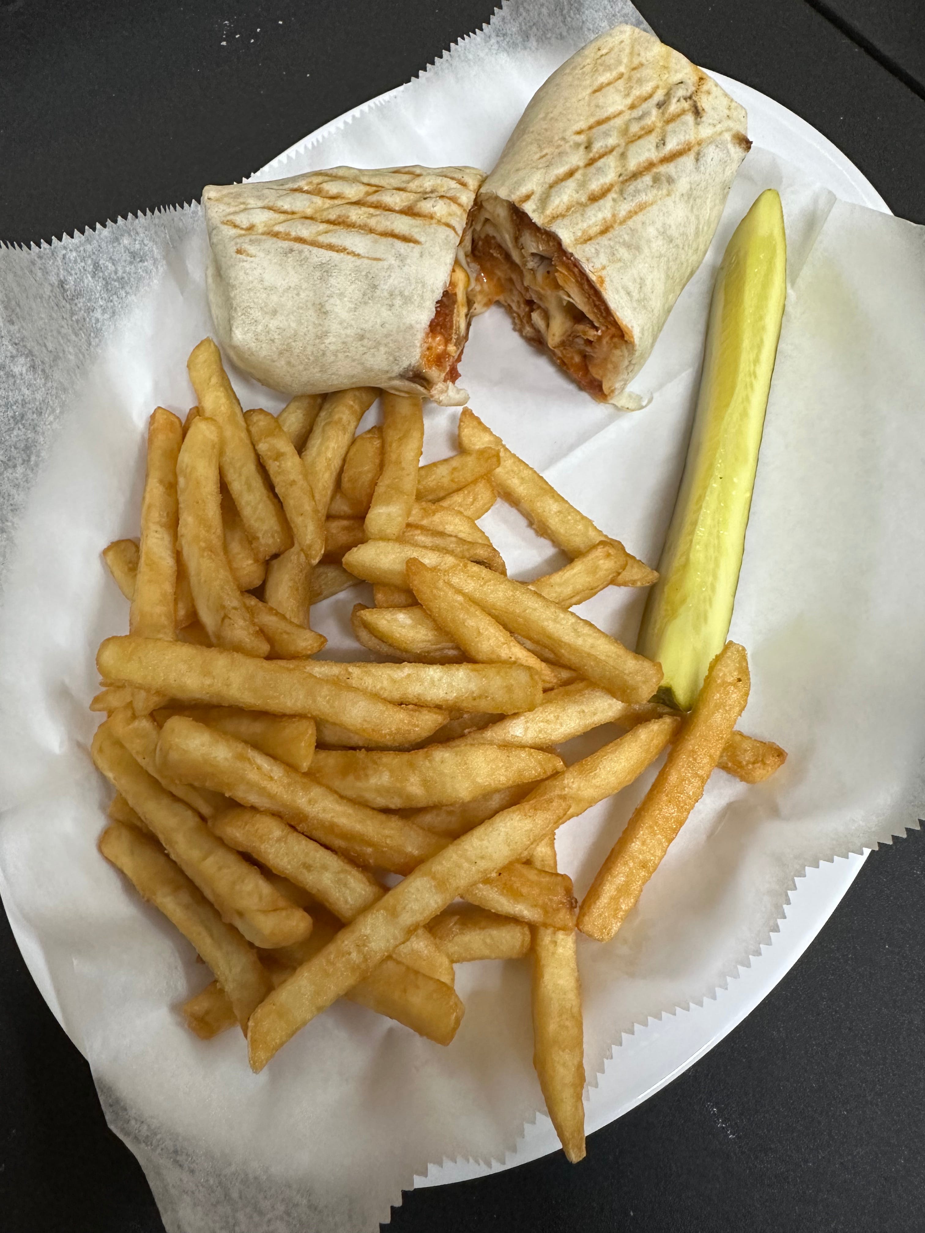 Chicken Parmigiana Wrap
