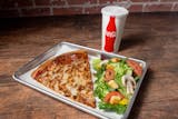 Cheese Pizza Slice, Side Salad & 20 oz. Soft Drink Combo