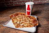 Two Cheese Pizza Slices & 32 oz. Soft Drink Combo