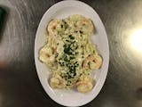 79. Fettucine Alfredo with Shrimp