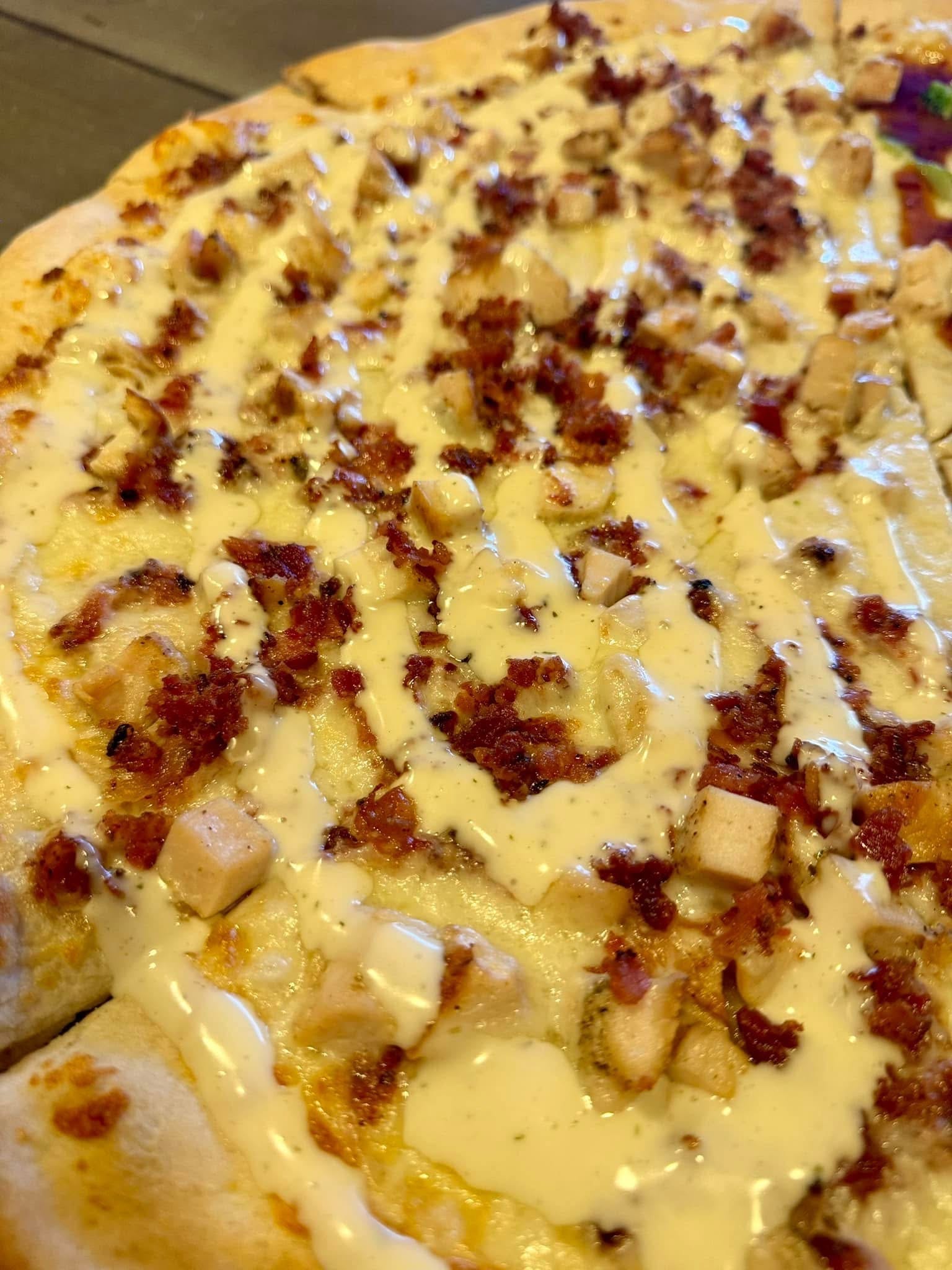 Chicken Bacon Ranch Pizza