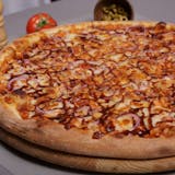 White Barbeque Chicken Pizza Slice