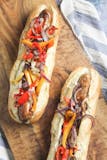 Sausage Peppers & Onions Sandwich