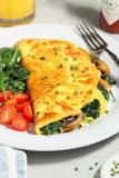 Garden Omelette with Veggie & Cheese Breakfast