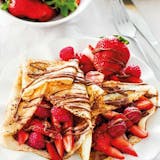 Nutella W/berries Crepes