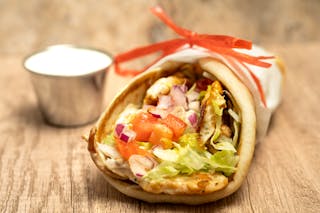 BBQ Chicken Gyro Sandwich