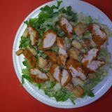 Caesar Salad with Fried Chicken