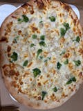 Chicken & Broccoli Alfredo Pizza