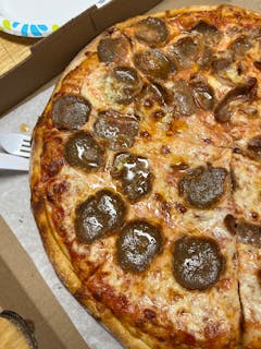 Meatball Pizza