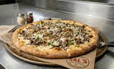 Philly Cheesesteak Pizza