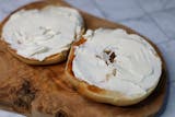 Toasted Bagel with spread