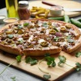 Halal Spicy Lamb Kabob Pizza Twist