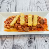 Grilled Polenta with Sausage