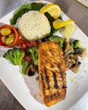Grilled Salmon with Vegetables