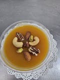 Apricot pudding with mix Nuts