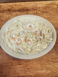 penne shrimp Alfredo sauce