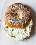 Bagel with Scallion Cream Chesse