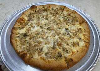Chicken Alfredo Pizza