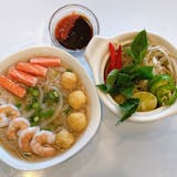 Pho Seafood (Fish Balls, Shrimps, and Surimi Crab meats)