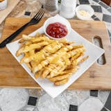 French Fries with Cheese Wiz
