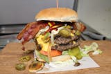 THE DOUBLE MEGA BURGER (Double Meat 1 lb.)