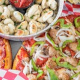 Large Create-Your-Own Pizza + Free Garlic Knots Deal