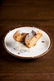 Warm Biscotti with Cannoli Cream