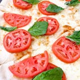 White Pizza with Tomato Basil