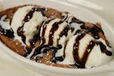 Fresh Half Baked Cookie with Ice Cream