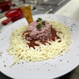 Spaguettis Jamón