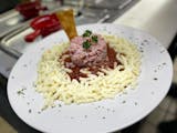 Spaguettis Jamón