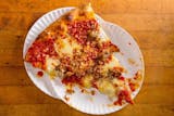 Meatball Pizza Slice