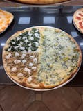 Spinach Artichoke Alfredo Pizza