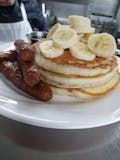 Buttermilk Pancakes & Bananas Breakfast