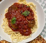 Spaghetti with Beef Meatballs