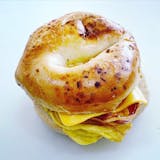 Bagel with Eggs, Bacon & Cheese Breakfast