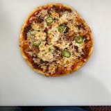 10” BEEF MEXICAN CHORIZO PIZZA