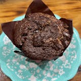 Double Chocolate with Caramel Muffin