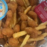 21 Pieces Shrimp In a Basket Combo
